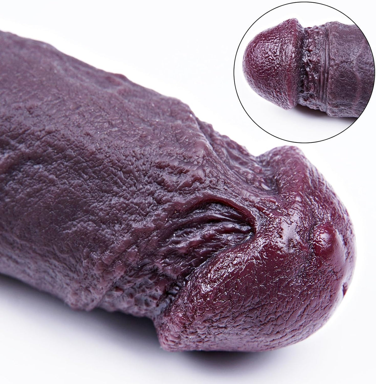 Giant 24.4 * 2.2" Double Sided Black Realistic Dildo, Silicone Huge Double Headed Thick Anal Dildos,Extra Large XXL Lesbian Penis G Spot Wide Dual Penis,Fat Toy Suitable for Male and Female Couples - SinfulX - 