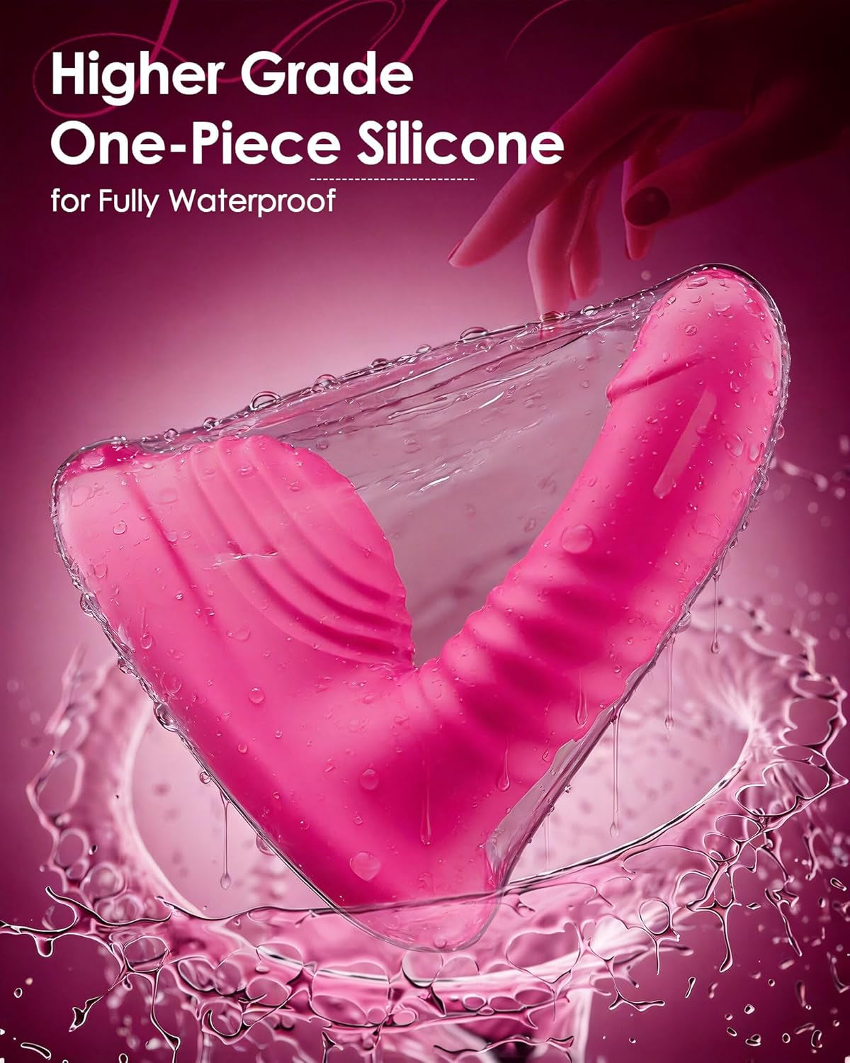Riding Grinding Thrusting Dildo Vibrator - Remote Control Sex Grinders with 9 Thrusts & Vibrations for Clit G Spot Nipple Weight Toys, Women Female Sex Toy Adult Toys & Games Sex Machine Dildos