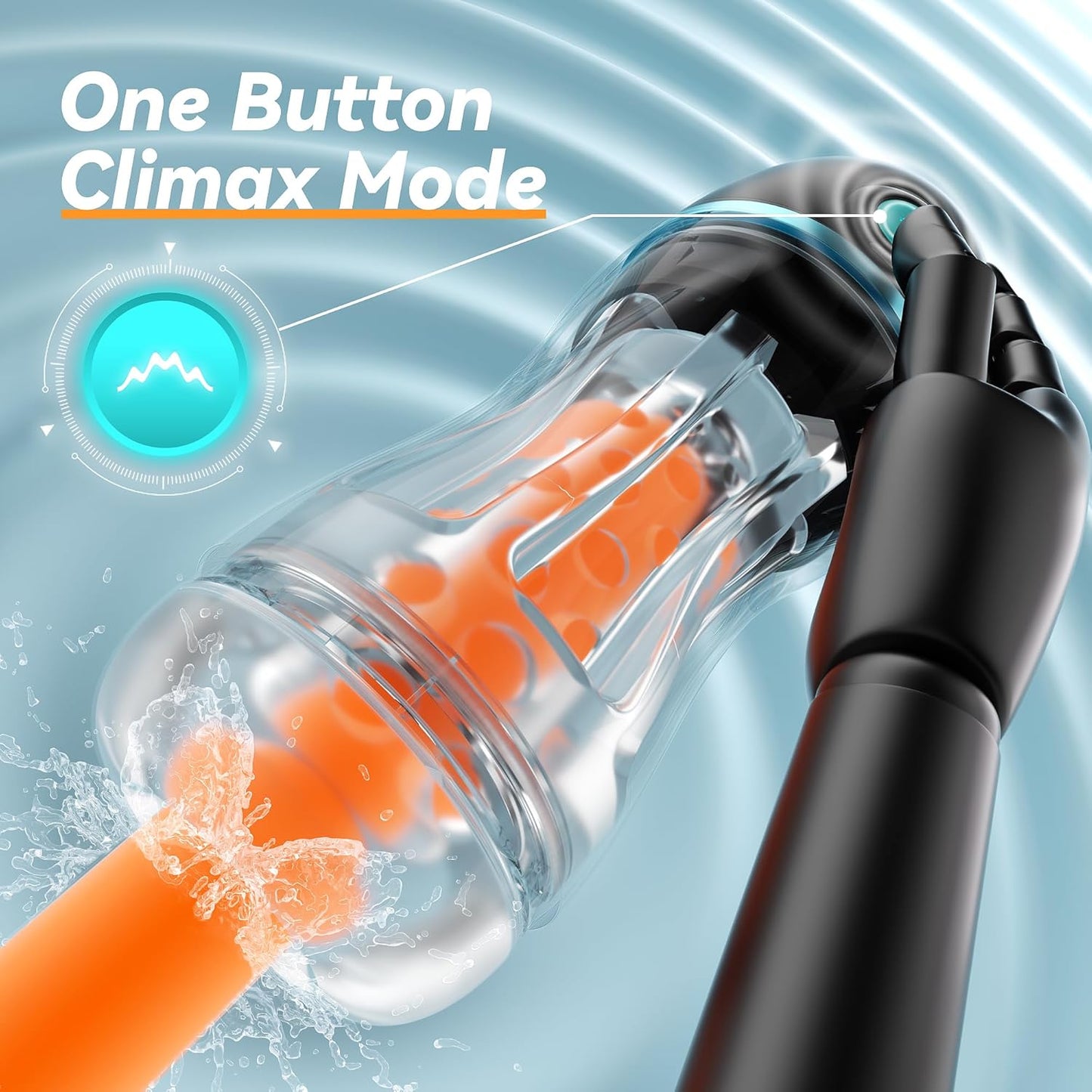 AI Interactive Sucking Male Masturbators - 7 Vibration & Suction Hands Free Pocket Pussy Male Stroker with 3D Realistic Textured, Blowjob Toy Penis Pump Adult Male Sex Toys for Men Sex Machine - SinfulX - 