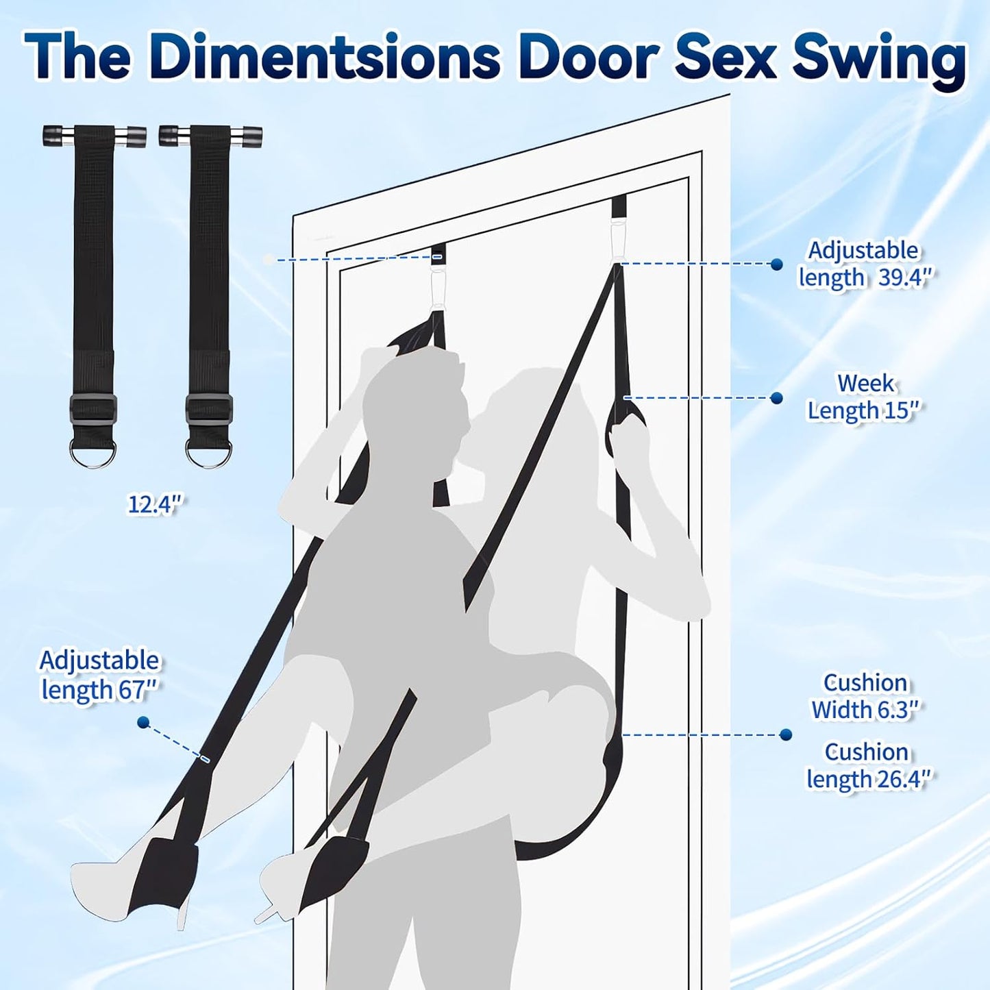 OrvexaX 360° Spinning Sex Swing 800lb Dual Mount - SinfulX - Personal Care > Sexual Wellness > Sex Swing