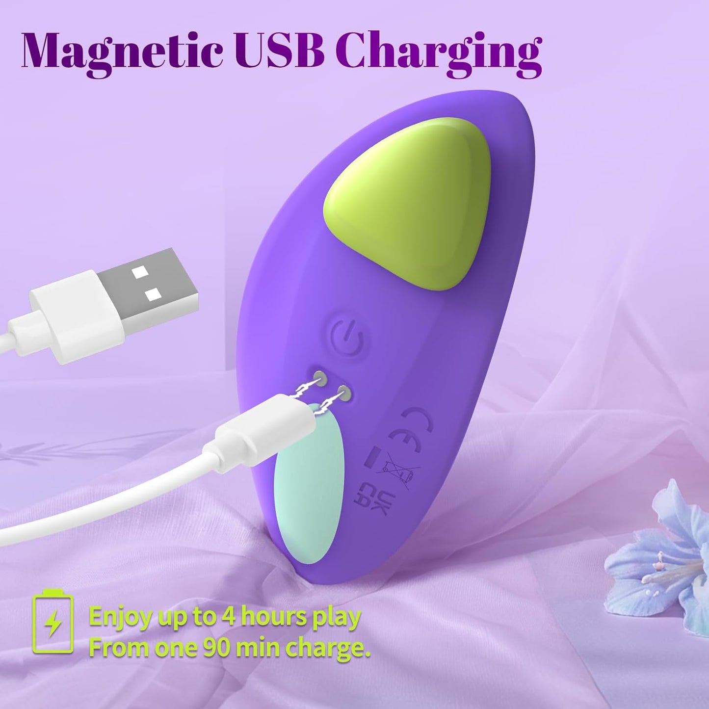 StealthClip Magnetic Wearable Panty Vibrator 10 Modes - SinfulX - Personal Care > Sexual Wellness > Panty Vibrator