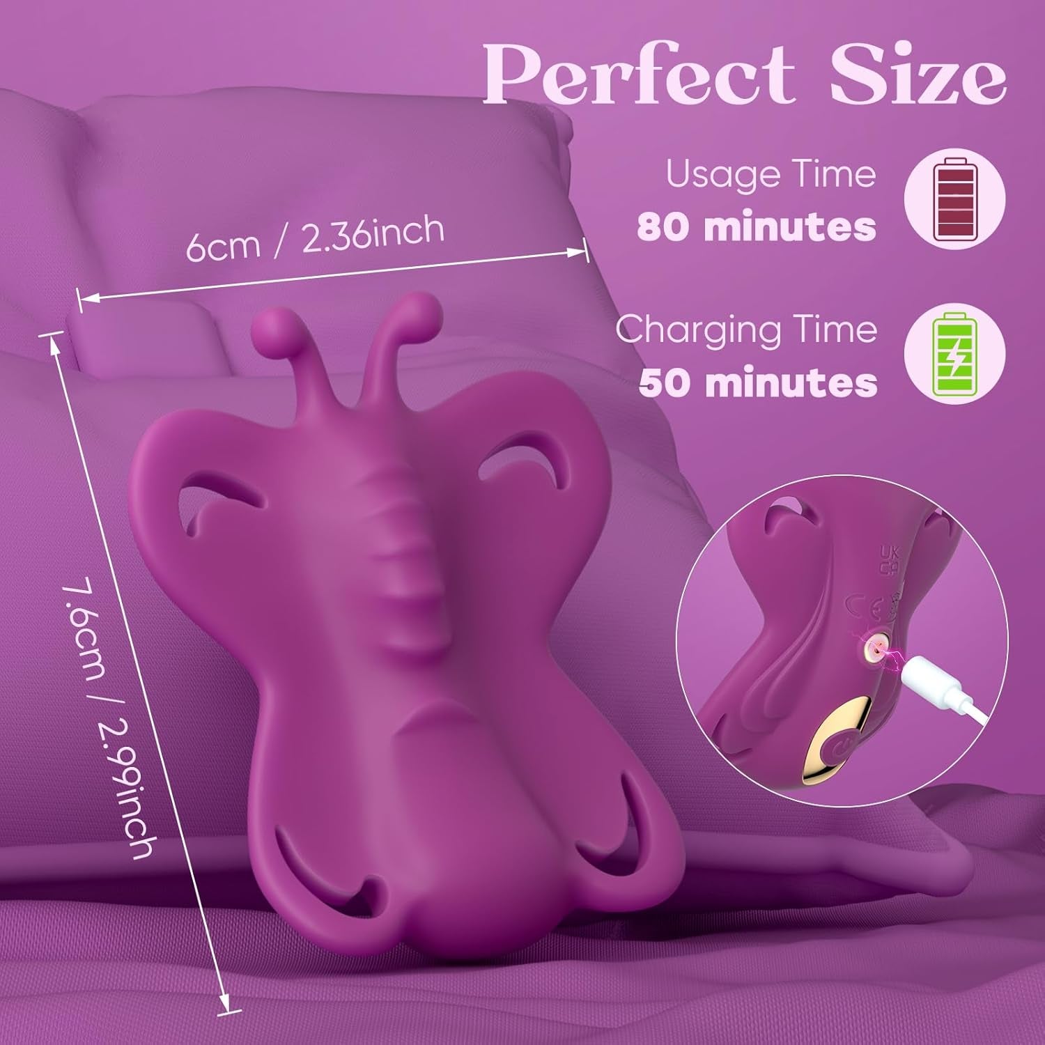 Couples Sex Toys Wearable Vibrator - 9 Modes Vibrating Panties with Separate Male Cock Ring, Clitoral Stimulator Adult Toys for Women, App Connection Women Sex Toys, Silicone BDSM Female Sex Toy