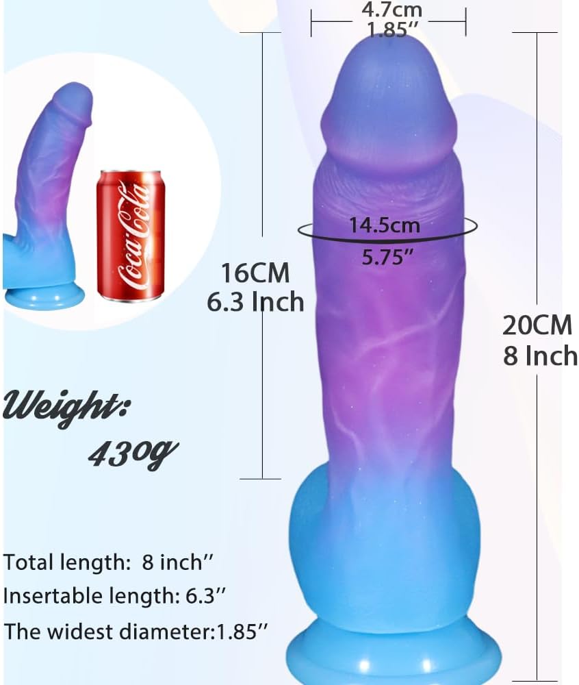 EuphoriaFlare 8" Flexible G - Spot Dildo - SinfulX