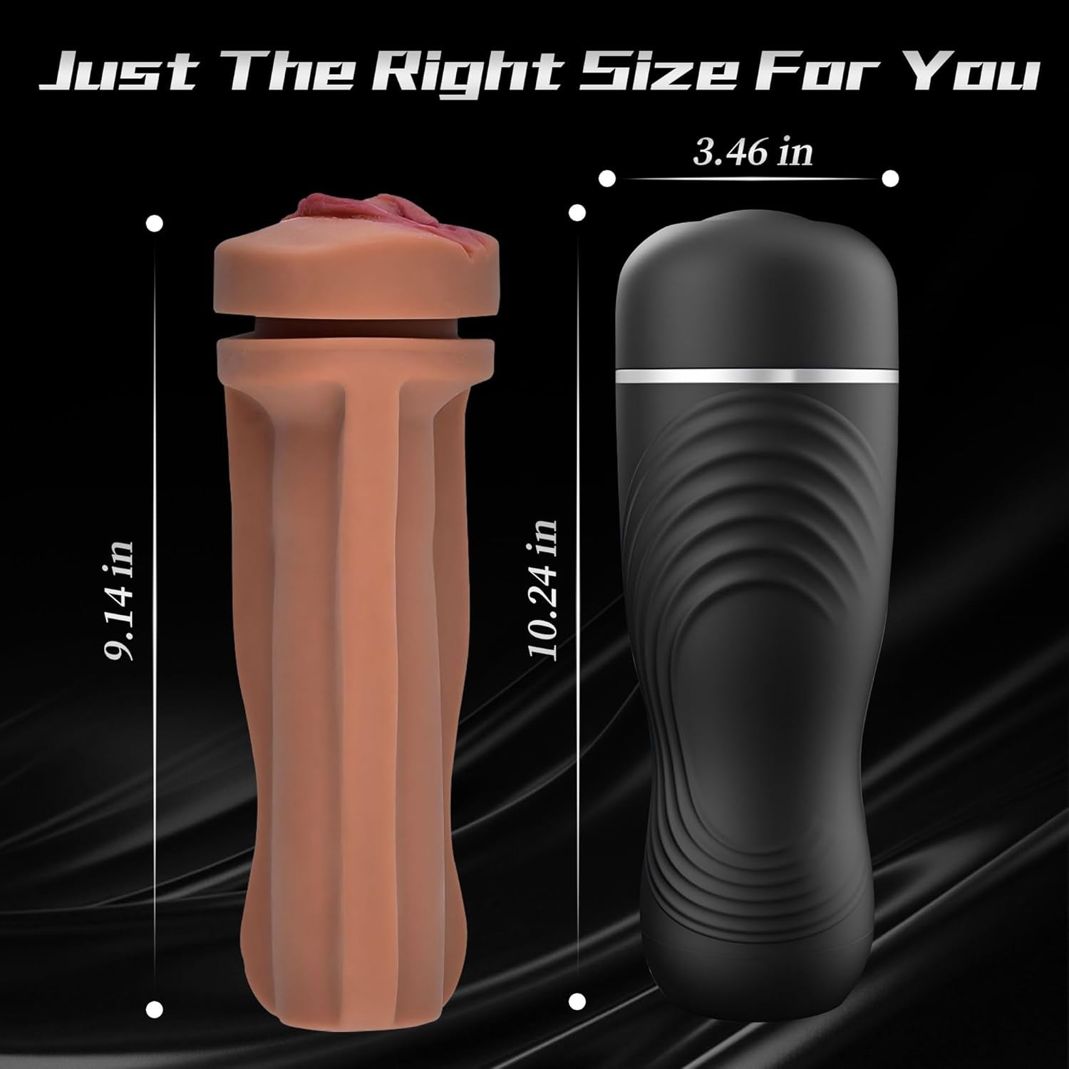 Male Masturbator Cup Sex Toys for Men, Realistic Pocket Pussy with 8.5In Depth Textured Vagina, Men Masturbation Stroker for Penis Training, Portable Pocket Pussies Blowjob Sex Machine Adult Toy - SinfulX - 