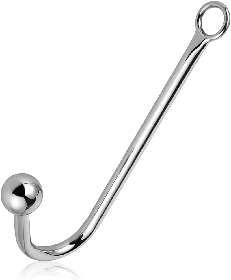Metal Anal Hook Fetish Bondage Hook Sex Toys Steel Anal Rope Hook Bondage with Anal Ball Sex Games Unisex Fetish Toy for Couple Lovers - SinfulX - 
