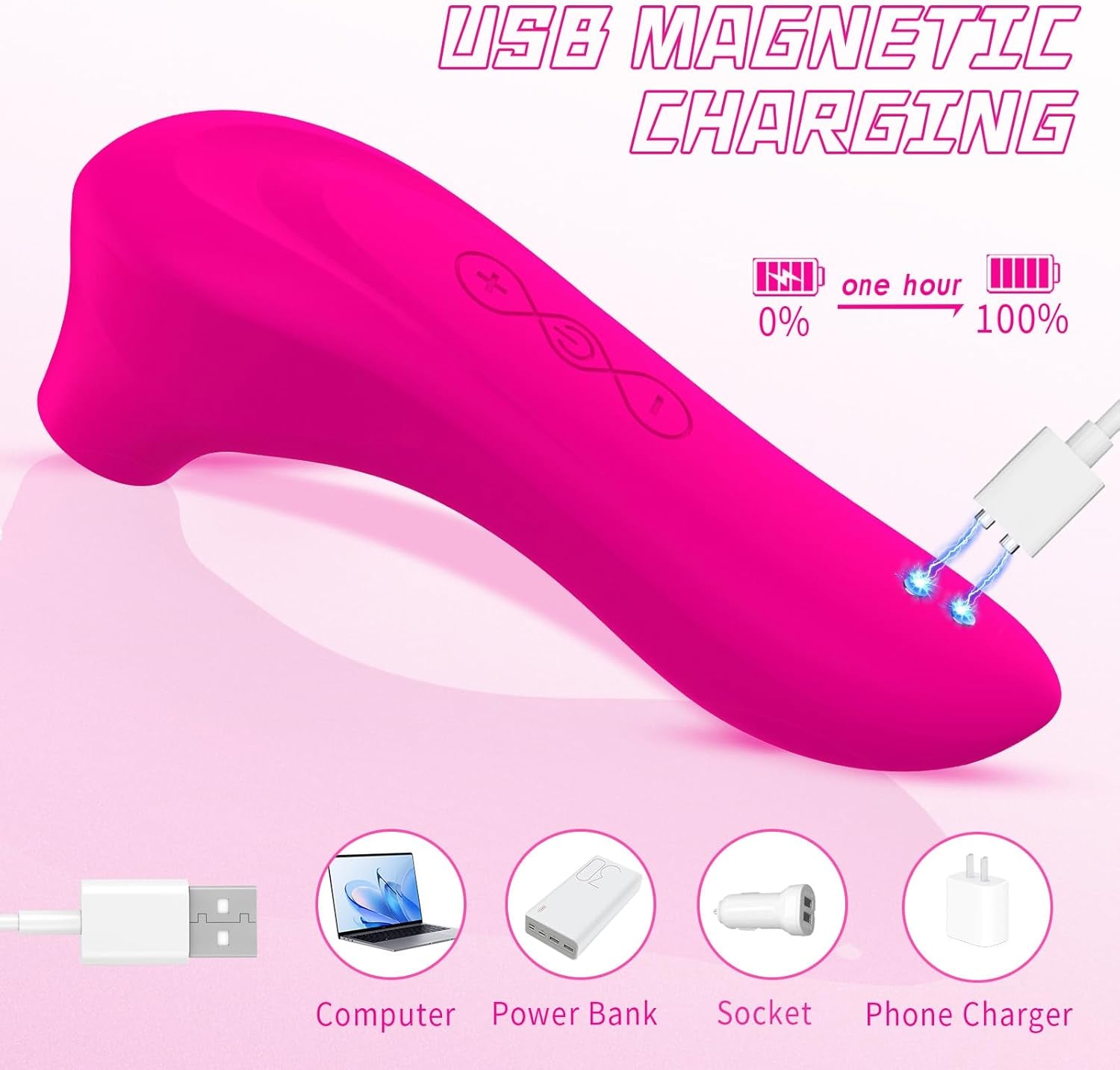 Sucking Vibrator Rose Sex Toy Adult Toys, Clitoral G Spot Vibrators Sex Toys Vibrator Clit, Clit Stimulation Sex Novelties with 10 Licking & Vibrating, Clitoral Stimulator for Women Couple