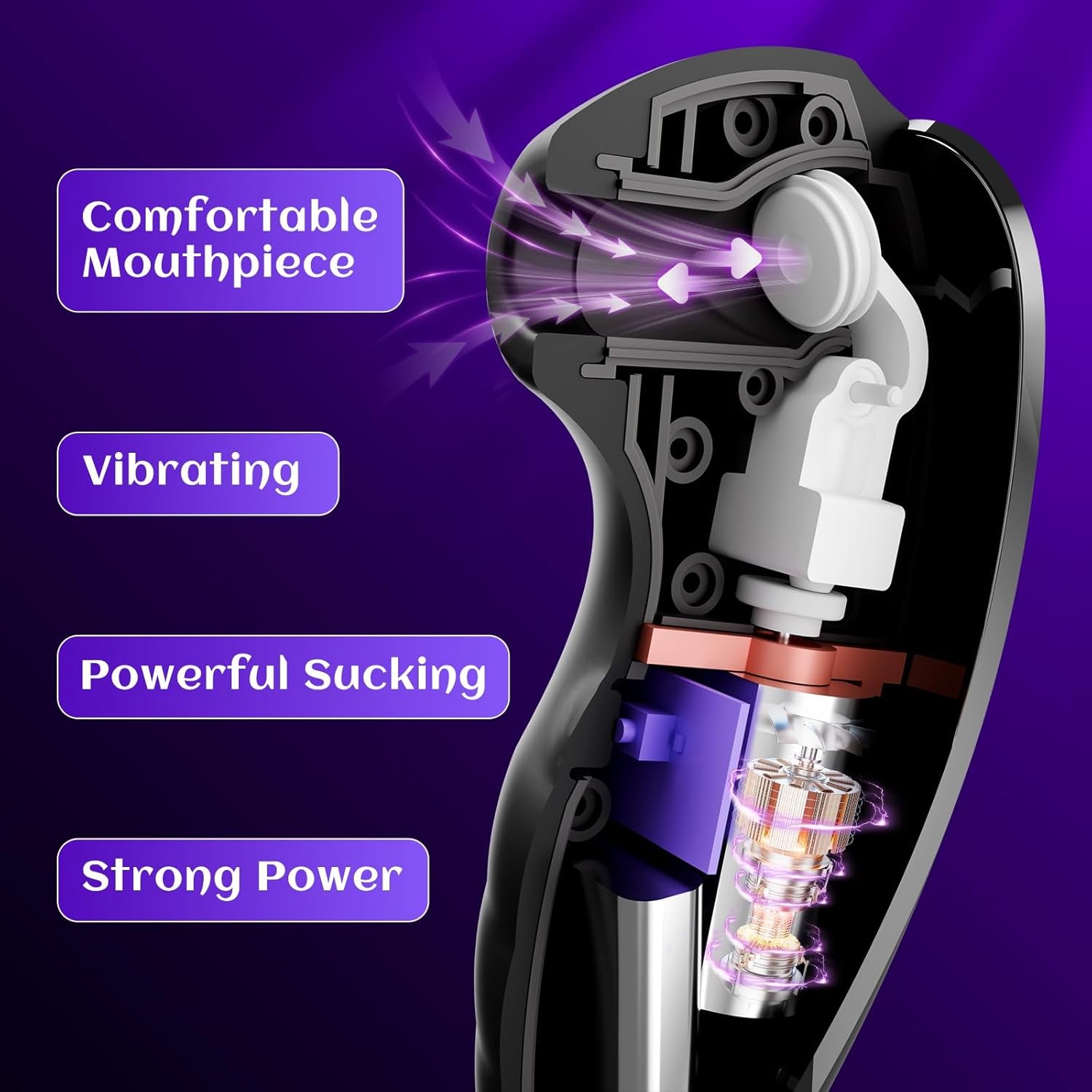 Sucking Vibrator Rose Toy - Sex Toys for Women Clitoral Sucker Vibrators Adult Toys with 7 Sucking & Vibrating Modes, Womens Rose Sex Toy Suction Vibrator for Woman Couples Furniture Bedding - SinfulX - 