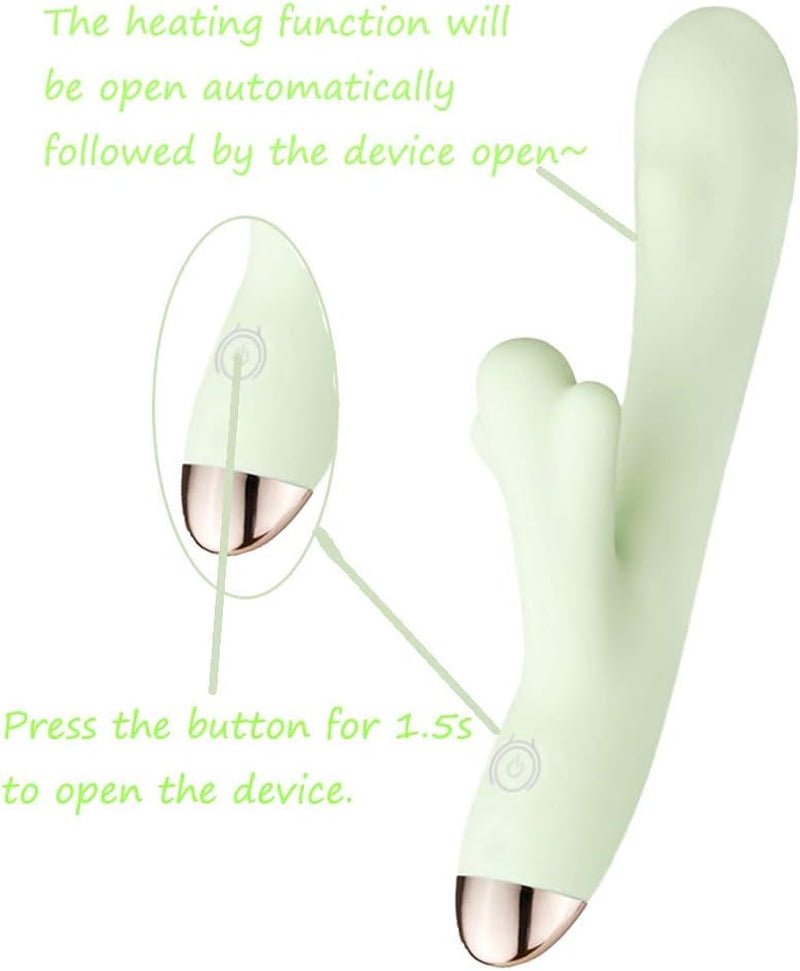 Classic G Spot Vibrator Sex Toys Clitoral Rabbit Vibrators Stimulator Dildo, Anal Adult Vibrator Dildos with 8 Powerful Vibrating Modes - SinfulX - 