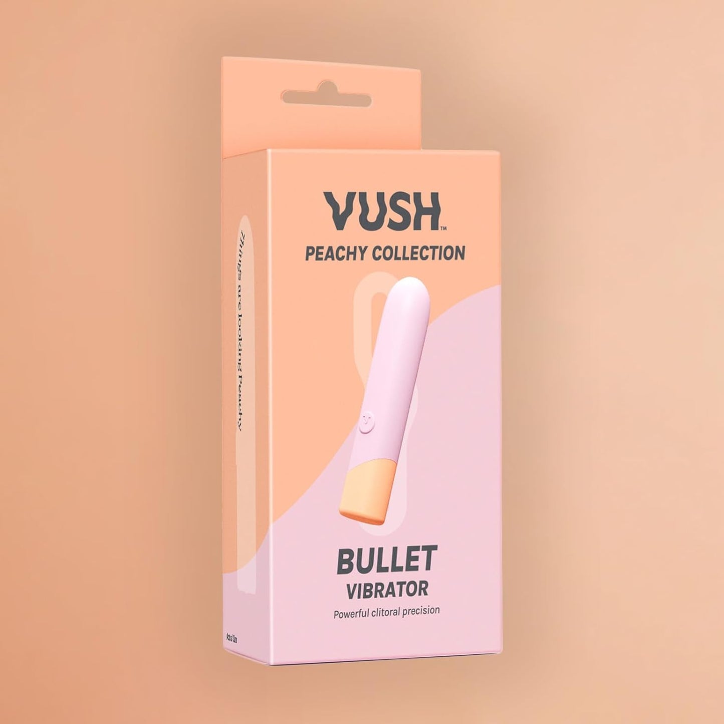 PeachLuxe Mini Bullet Vibrator Waterproof Quiet Rechargeable - SinfulX - Personal Care > Sexual Wellness > Bullet Vibrator