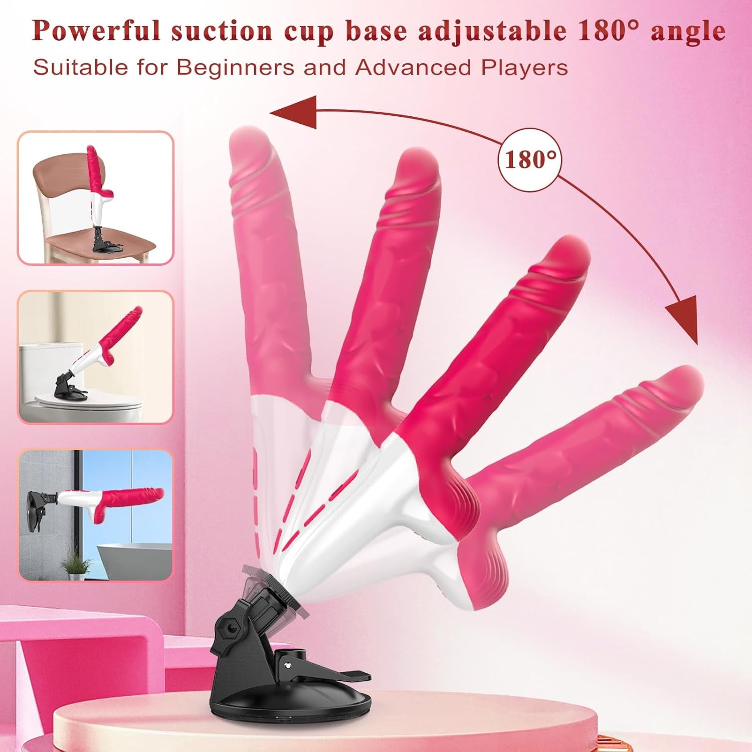 GlideCore 2 - in - 1 Thrusting Dildo Sex Machine - SinfulX - 