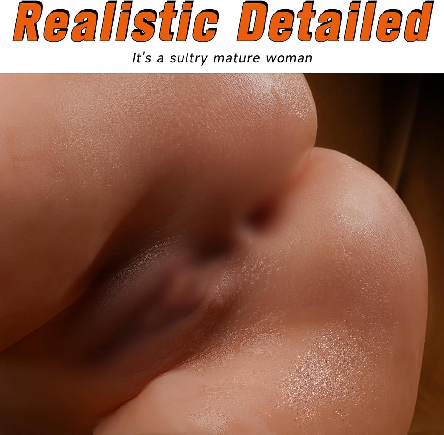 25LB Milf Full Size Sex Doll, Powerful 12 Multi - Level Vibrating Butt Toys Realistic Skin Texture Soft Big Ass & Pussy Female Sex Toys 2 Extended Channel Tight Vagina & Anal Sexual Pleasure Tools - SinfulX - 