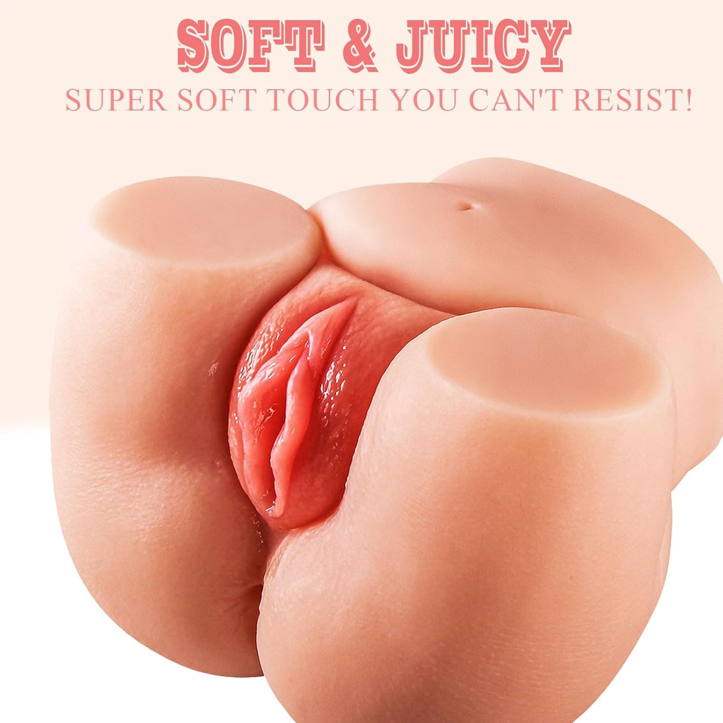 2.43Lbs Sex Doll for Male, Ass Pocket Pussy Sex Dolls for Men, Men'S Sex Toys, Female Adult Torso Mini Butt Stroker, Lifelike Soft Butt with Tight Vagina Anal Hip Male Masturbattor - SinfulX - 