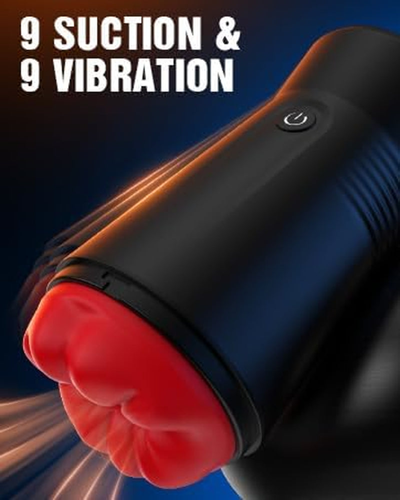 VellumVent 5-in-1 Male Training Masturbator | 9 Modes & 3D Mouth Cup
