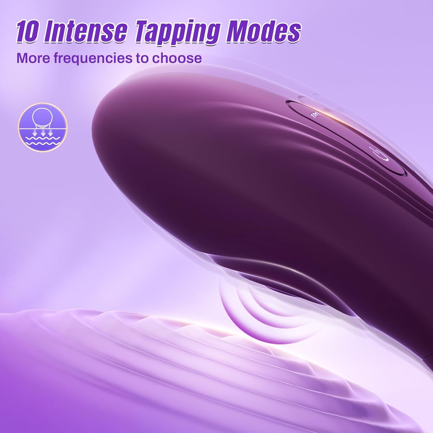 TapFusion Double Wearable Vibrator 10 Tapping 10 Modes - SinfulX - Personal Care > Sexual Wellness > Panty Vibrator