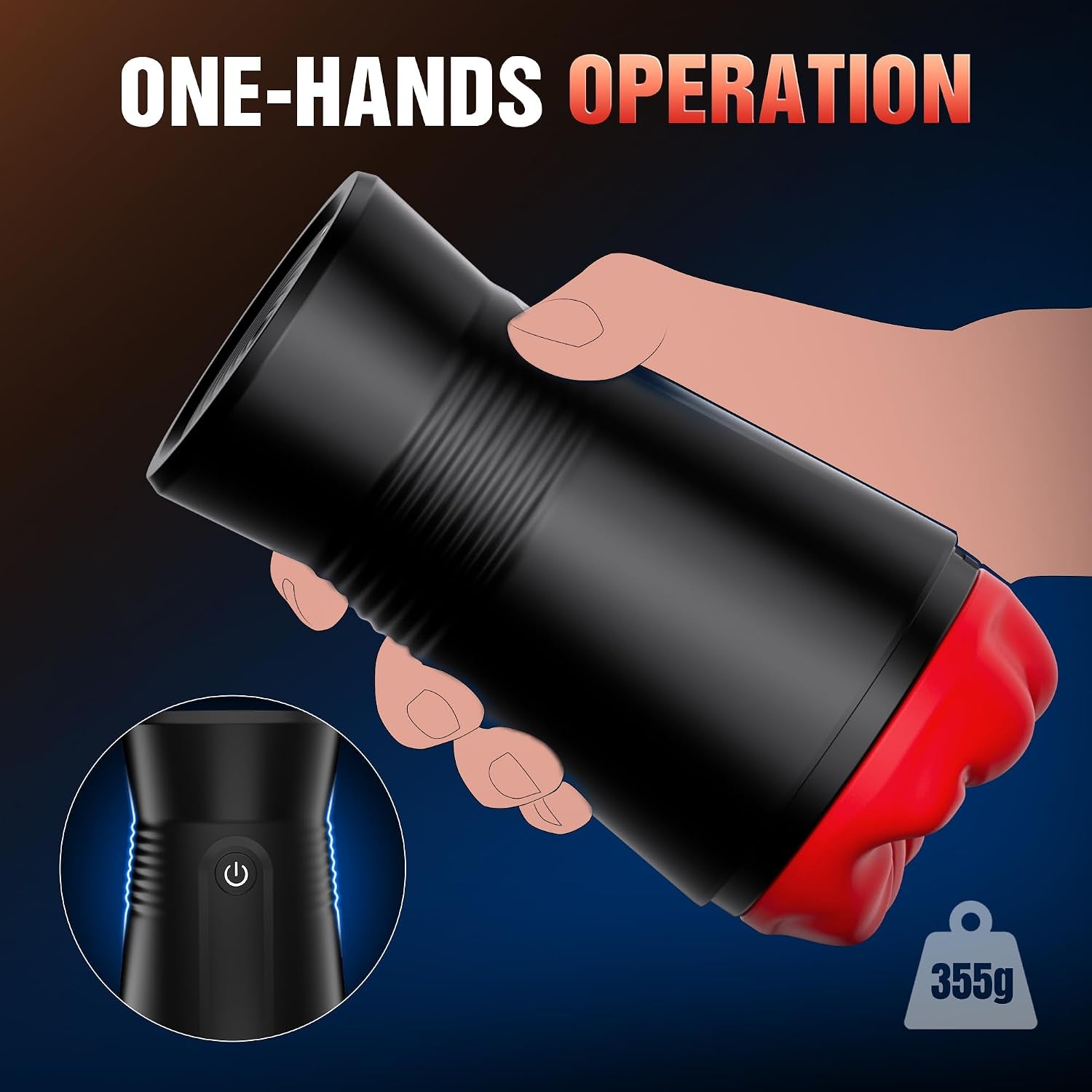 VellumVent 5-in-1 Male Training Masturbator | 9 Modes & 3D Mouth Cup