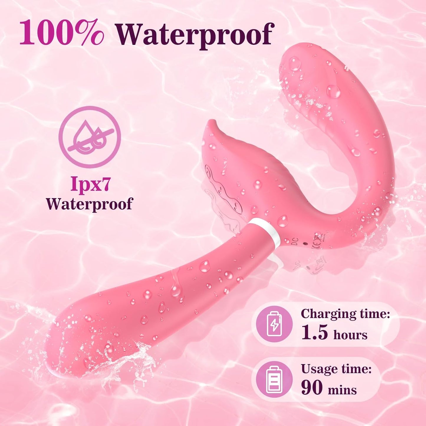 TriSync Strapless Strap On Vibrator Remote 3 Motor - SinfulX - Personal Care > Sexual Wellness > Strapless Strap - On