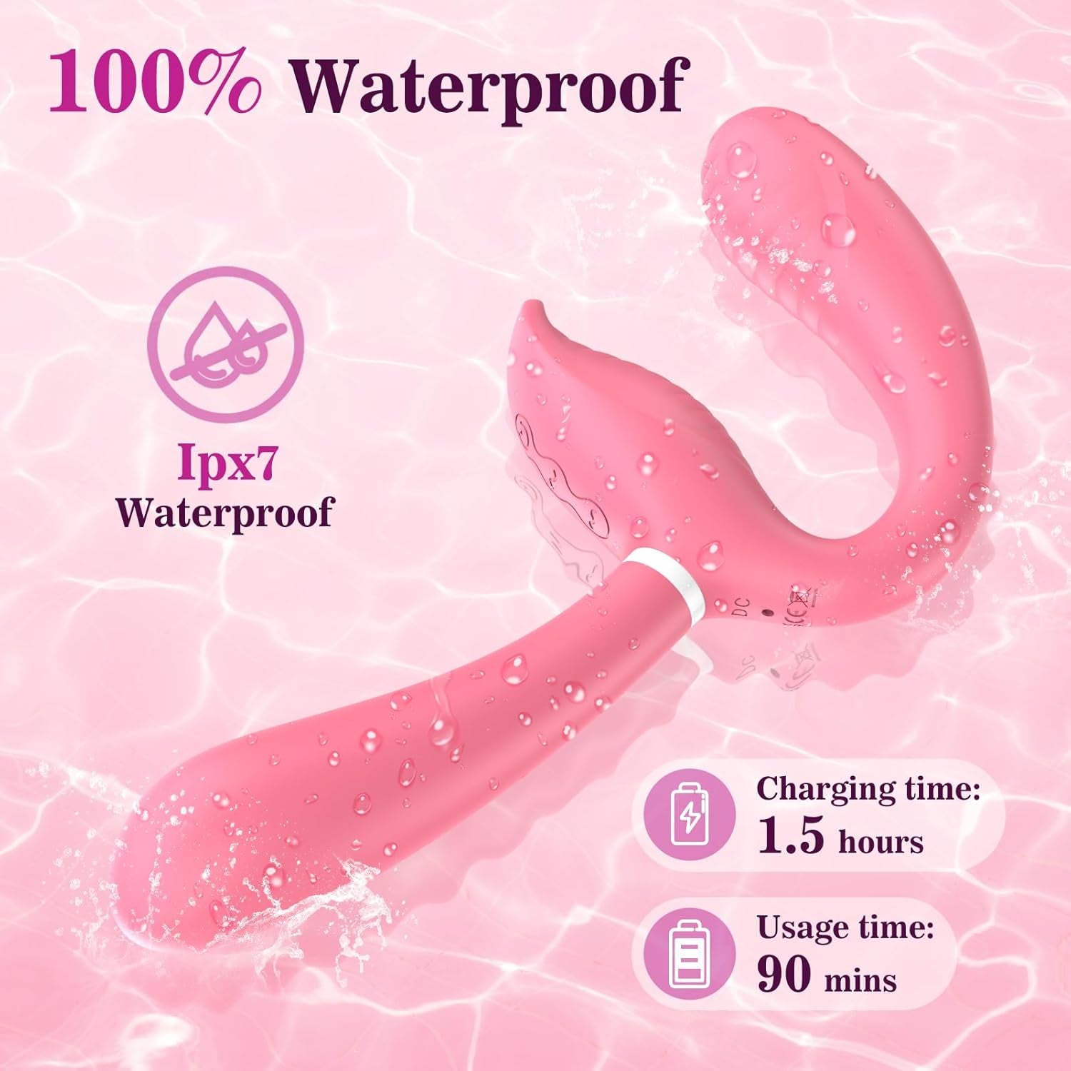 TriSync Strapless Strap On Vibrator Remote 3 Motor - SinfulX - Personal Care > Sexual Wellness > Strapless Strap - On