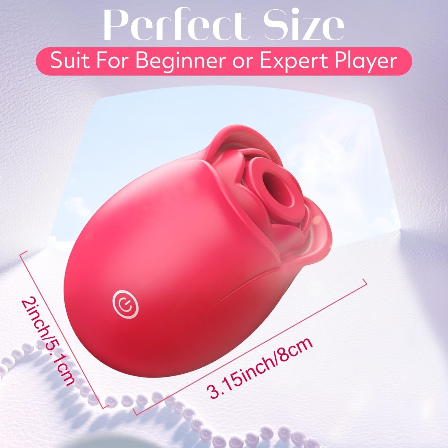 Rose Sex Toy Vibrtor - Adult Toys for Women Sex Toys with 9 Sucking & Vibrating, Clitoral Nipple Sucker G Spot Vibrator Adult Sex Toys - SinfulX - 