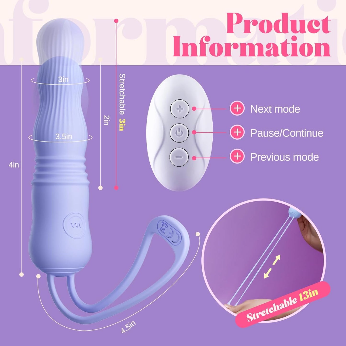 GildedSurge Thrusting Bullet Vibrator - SinfulX