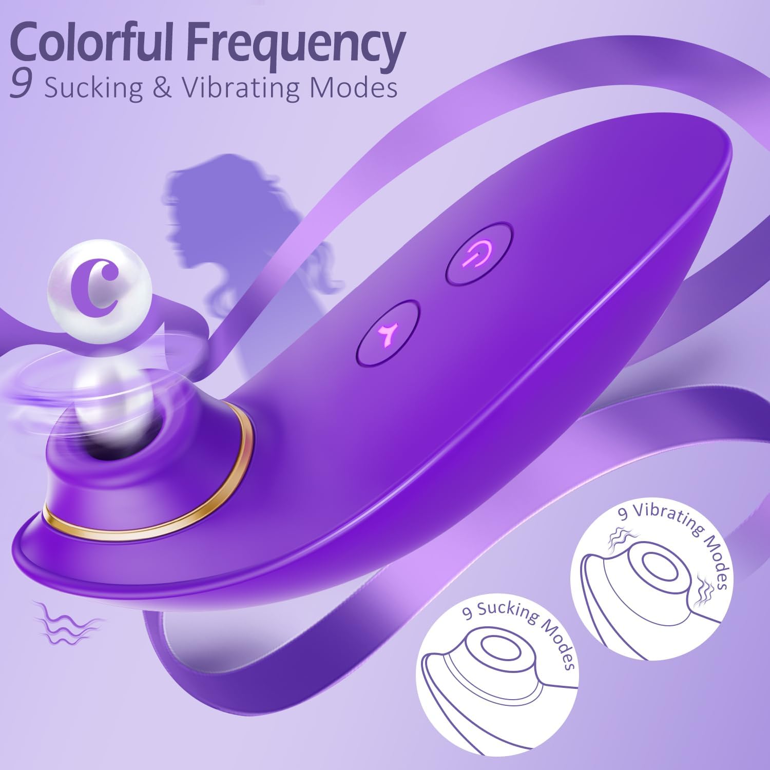 PhantomPlume Clitoral Sucking Vibrator - SinfulX