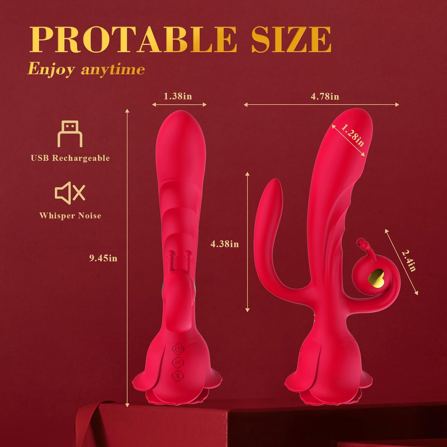 TriLure 3 - in - 1 Clit, G - Spot & Anal Vibrator - SinfulX - Personal Care > Sexual Wellness > G - Spot Vibrator