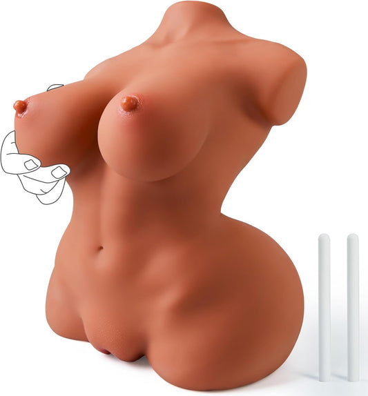 the handy male masturbator 15LB Sex Doll Male Masturbator with Realistic Boobs Vagina Ass
