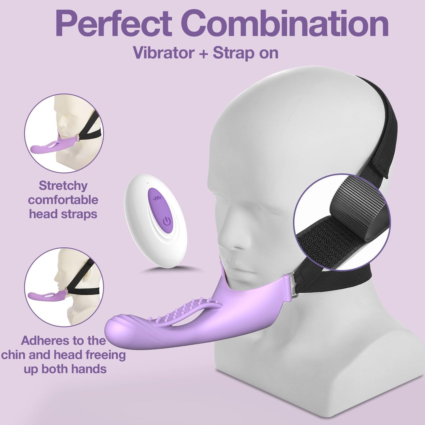 HeadThrill Adjustable Headband Strap - On Vibrator - SinfulX - Personal Care > Sexual Wellness > Strap - On Vibrator
