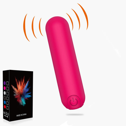 GlowPulse Mini Bullet Vibrator 10 Modes Quiet Waterproof - SinfulX - Personal Care > Sexual Wellness > Bullet Vibrator