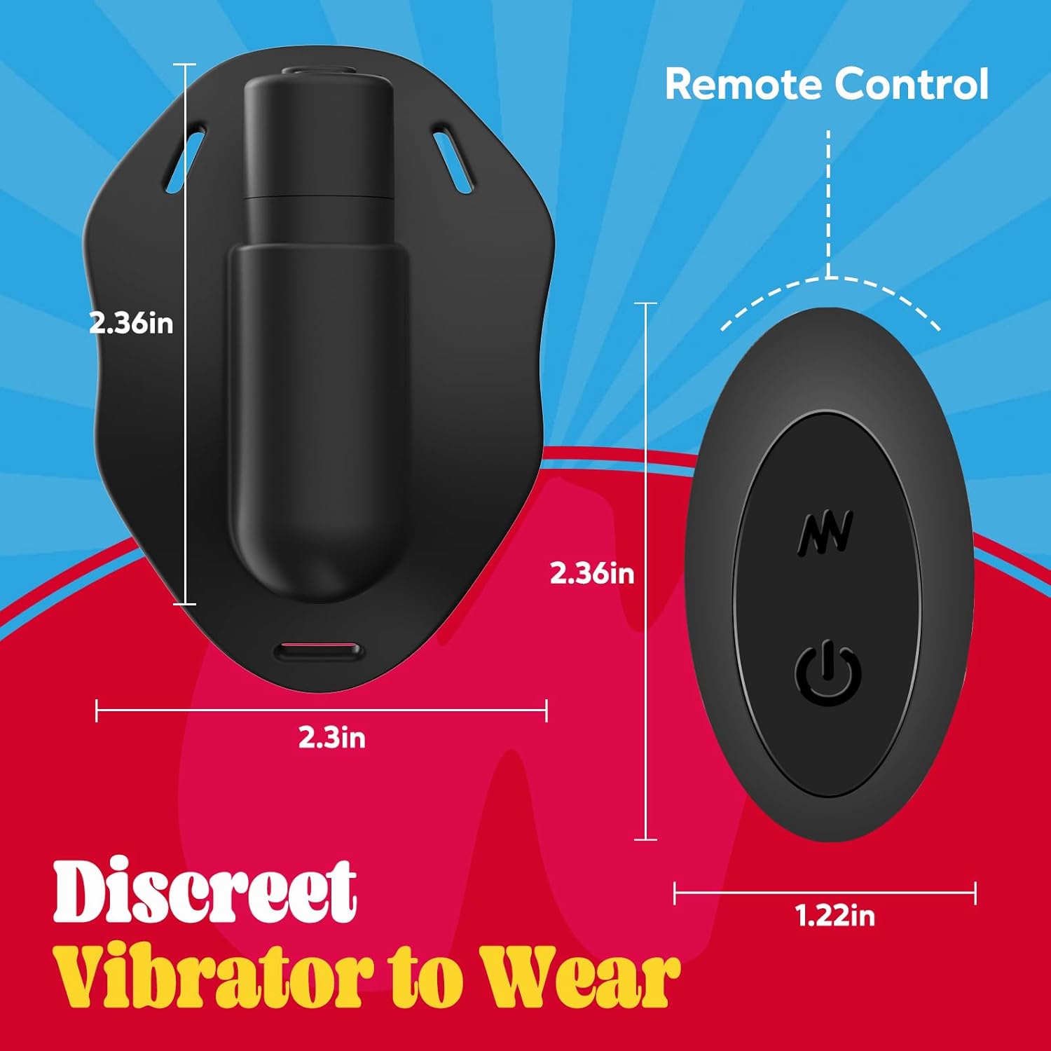 SirenGlide Powerful Wearable Panty Vibrator - SinfulX