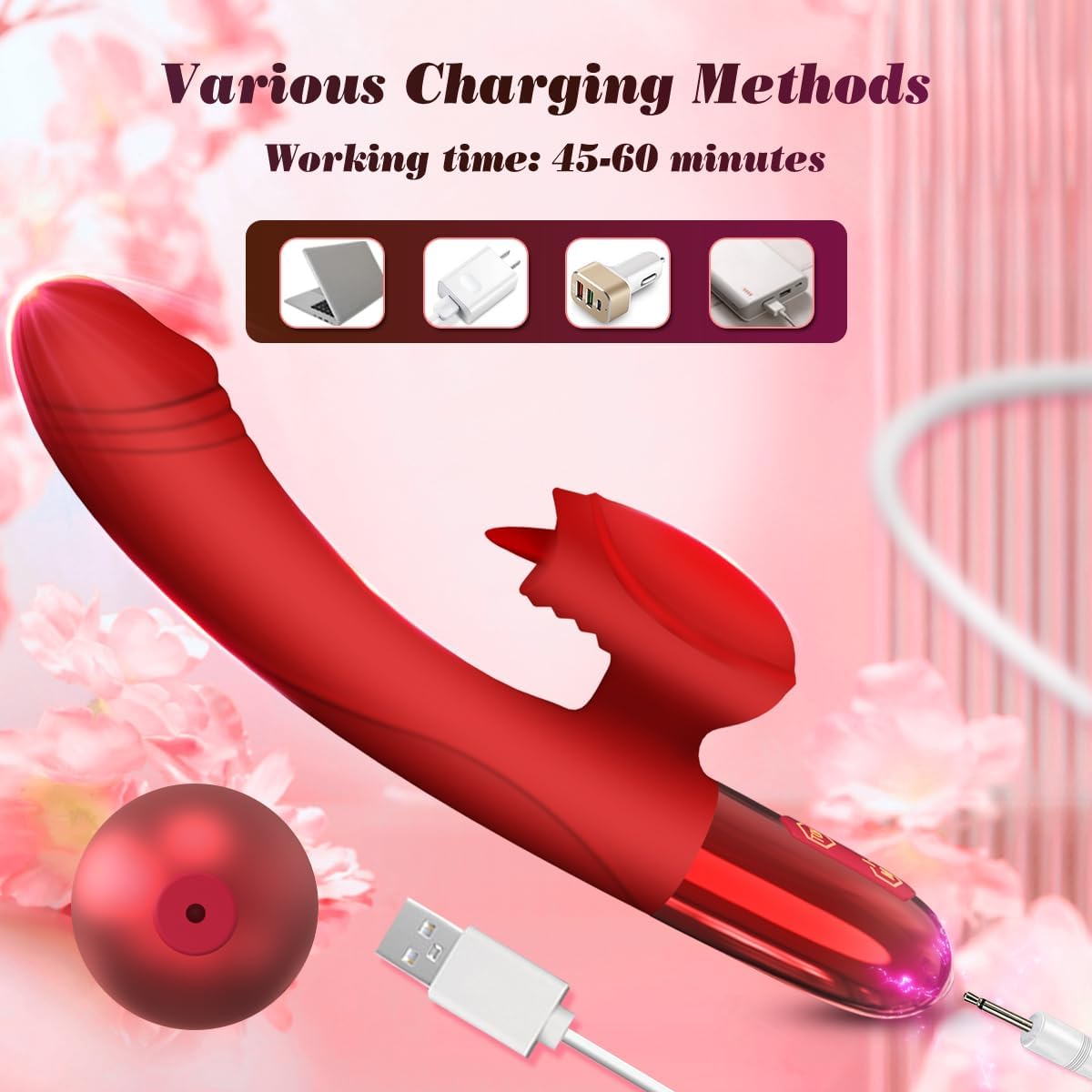 LushSurge Clitoral Stimulation Dildo Vibrator - SinfulX