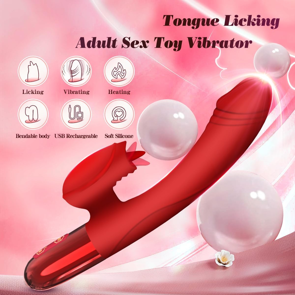 LushSurge Clitoral Stimulation Dildo Vibrator - SinfulX