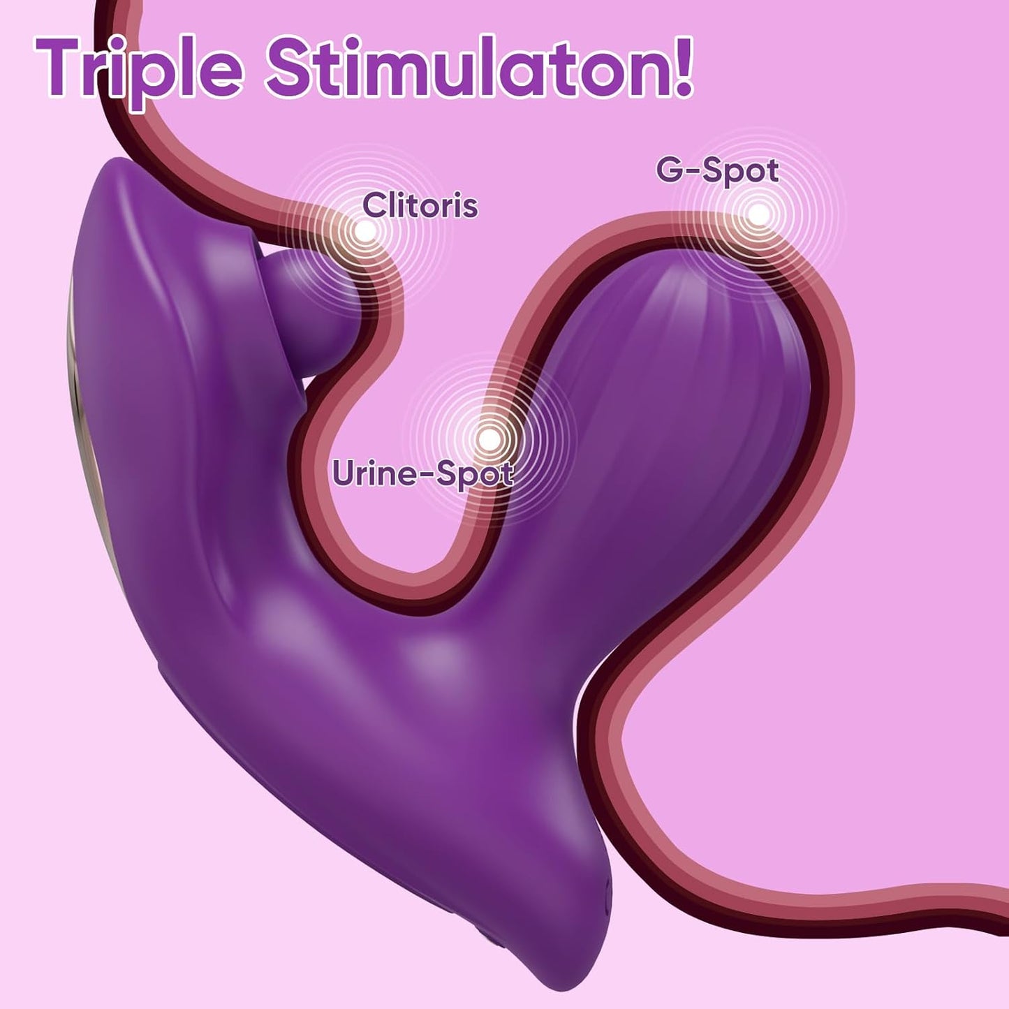 OpalGlow Wearable App Control Clitoral G - Spot Vibrator - SinfulX