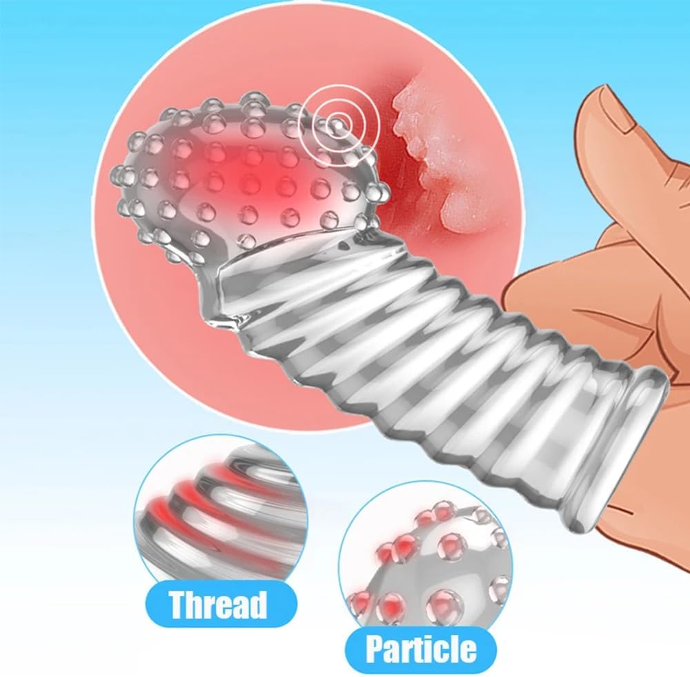 VelourHaze Clitoris Stimulation Finger Sleeve - SinfulX