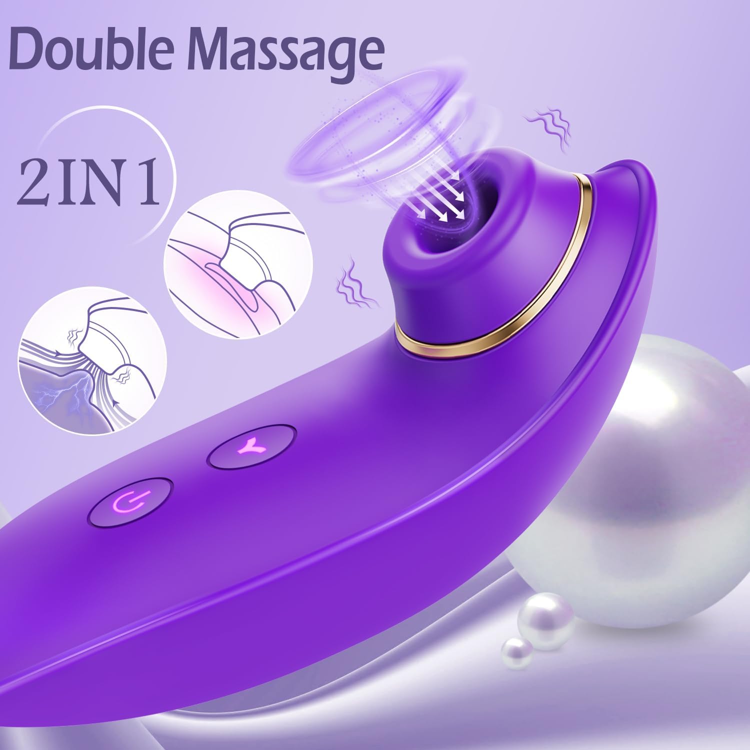 PhantomPlume Clitoral Sucking Vibrator - SinfulX