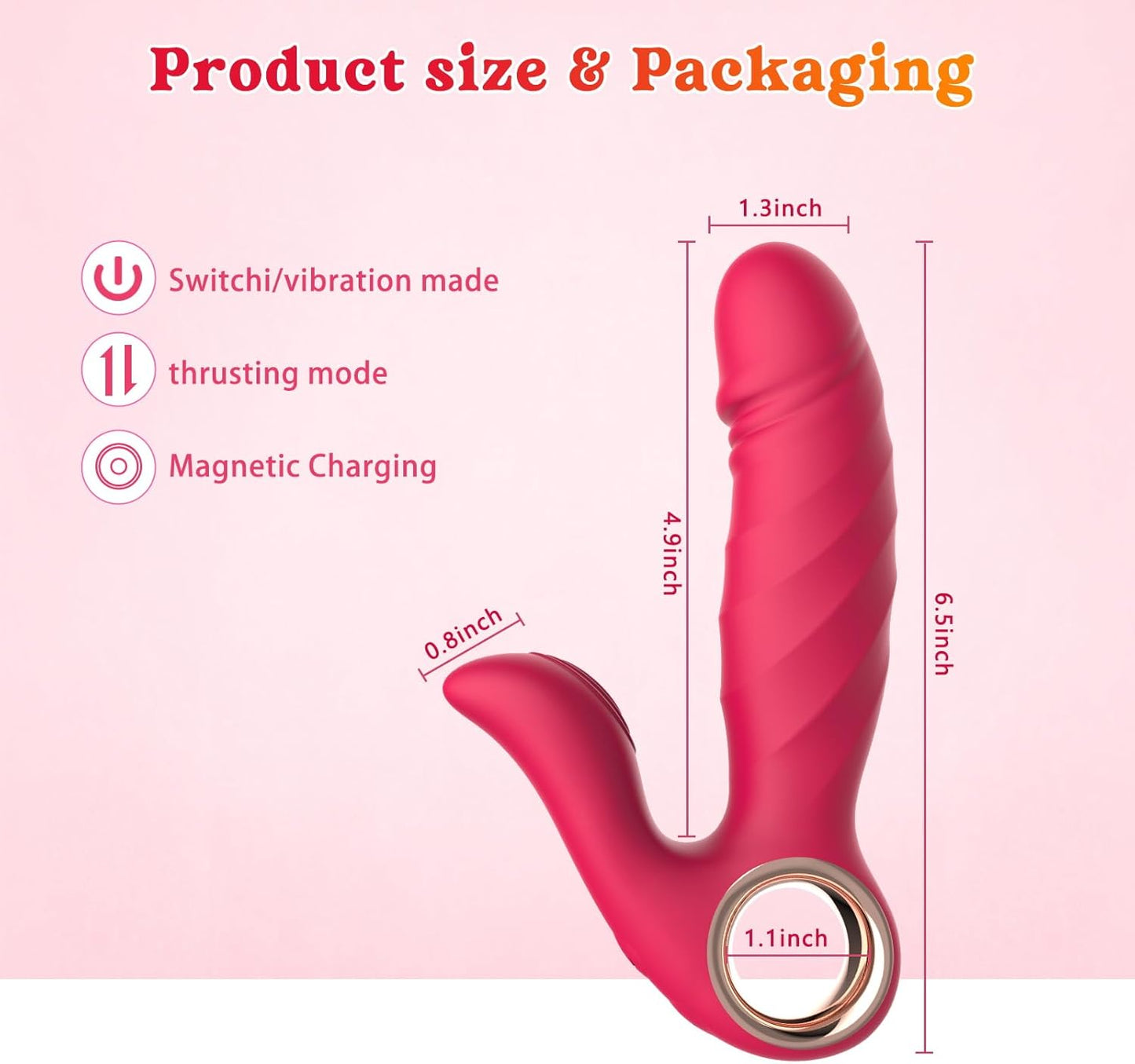 DualMotion Thrusting & Vibrating G - Spot Vibrator - SinfulX