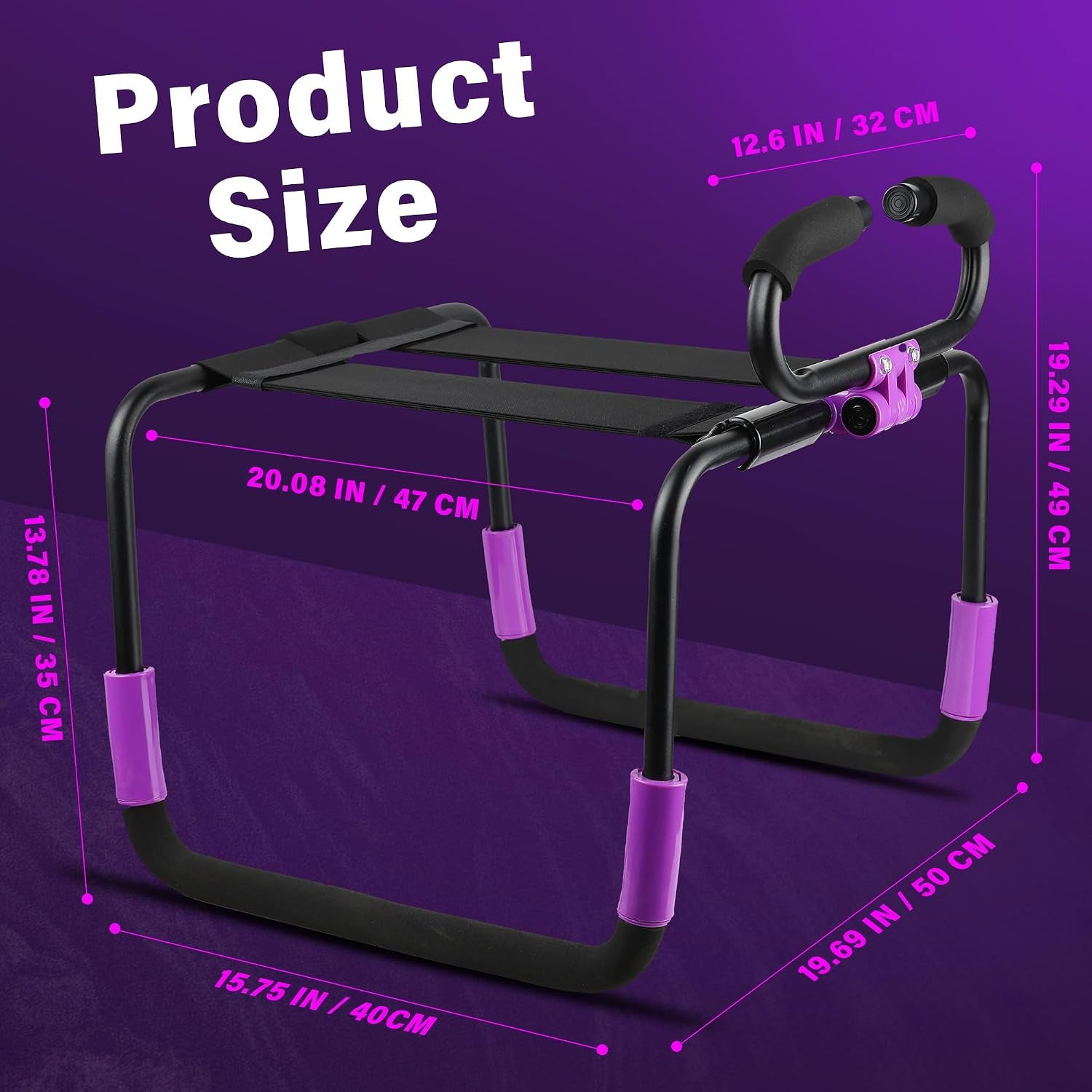 Foldable Sex Chair No Assembly Design with Thrusting Dildo Wireless Control