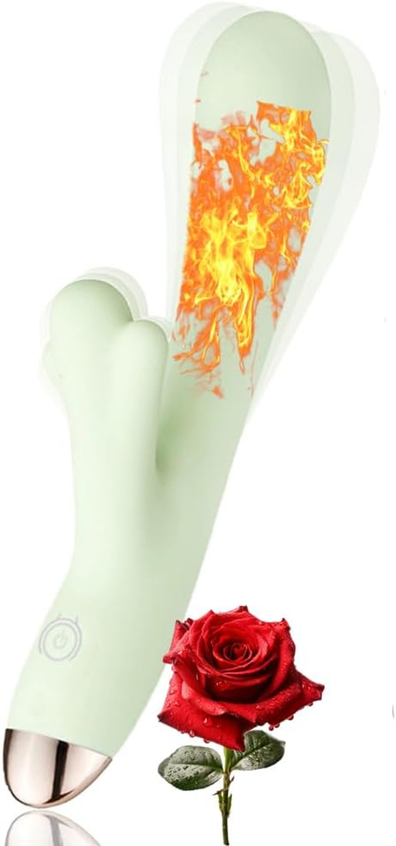 Classic G Spot Vibrator Sex Toys Clitoral Rabbit Vibrators Stimulator Dildo, Anal Adult Vibrator Dildos with 8 Powerful Vibrating Modes