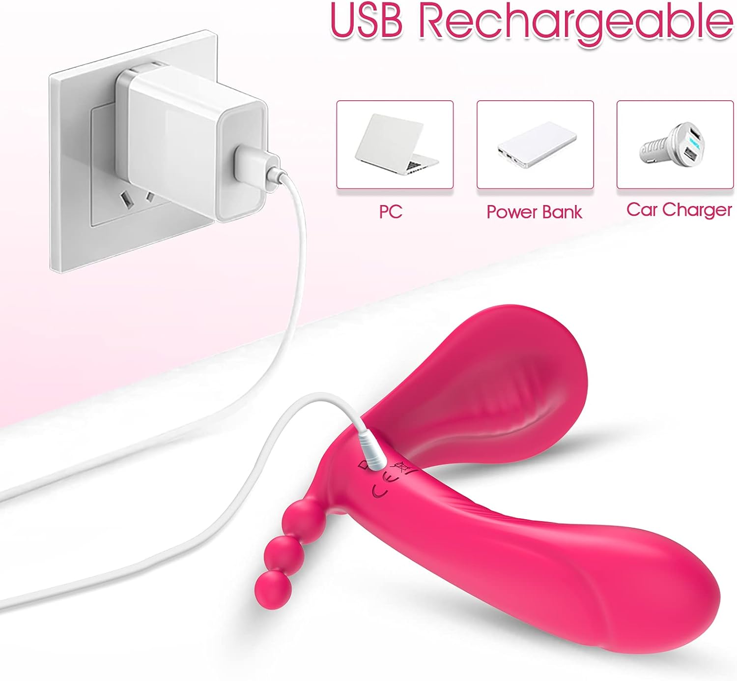 EtherealLoom Remote Control Triple Stimulation Vibrator - SinfulX