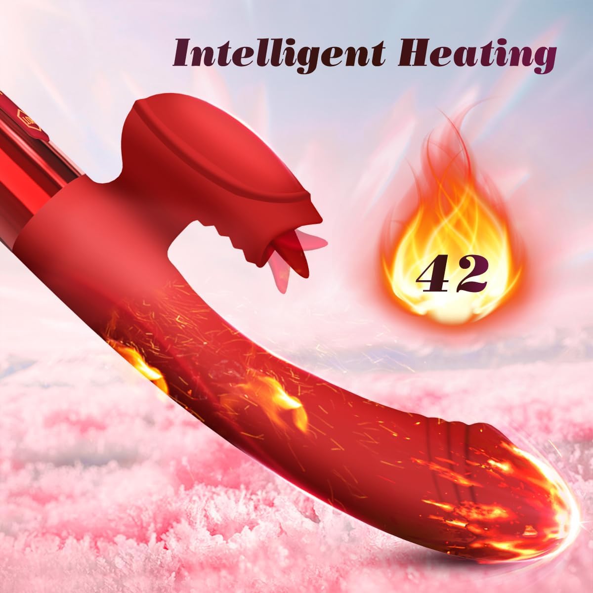 LushSurge Clitoral Stimulation Dildo Vibrator - SinfulX