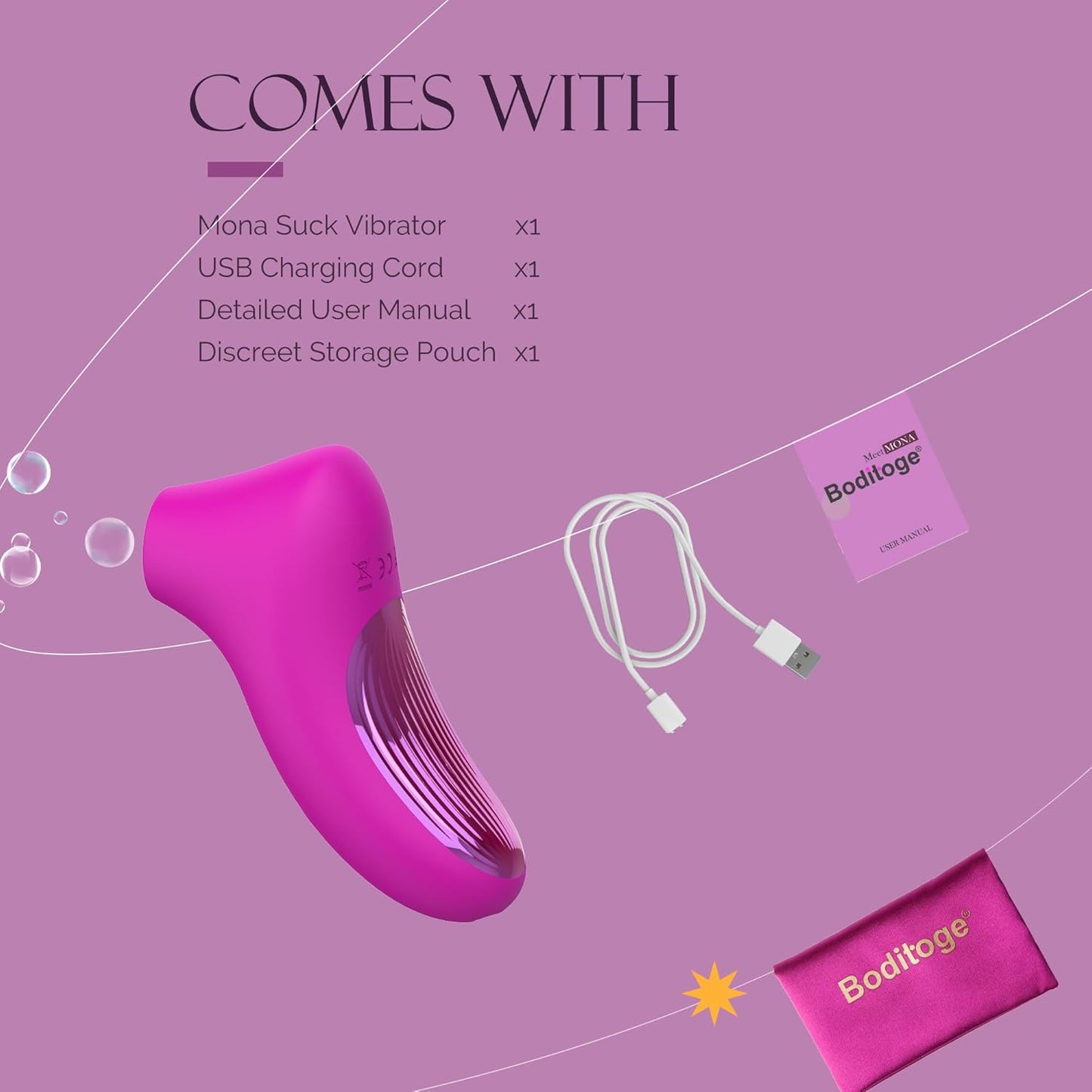 PleasureRhythm Sucking Vibrator - SinfulX