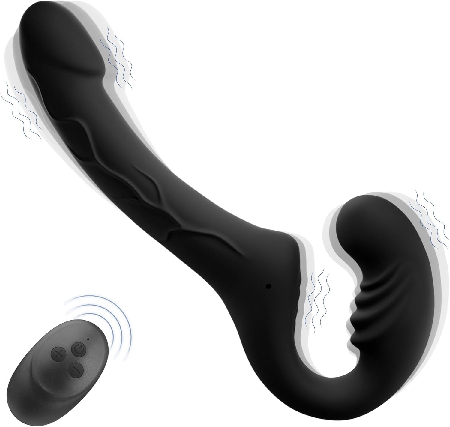 EchoRide Strapless Strap On Vibrator Remote Control - SinfulX - Personal Care > Sexual Wellness > Strapless Strap - On