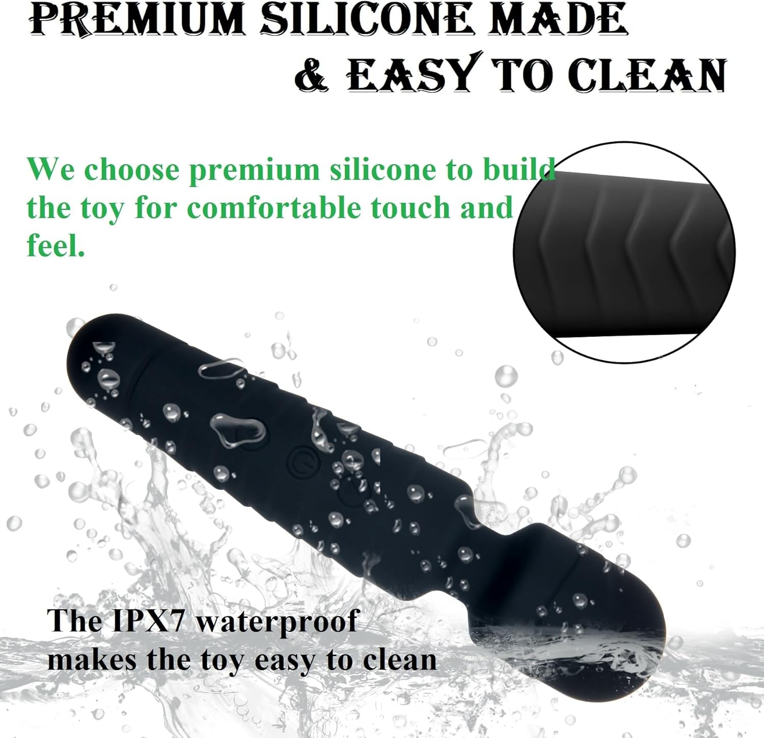 FlexiClimax G - Spot Wand Vibrator 10 Modes 5 Intensities - SinfulX - Personal Care > Sexual Wellness > Wand Vibrator