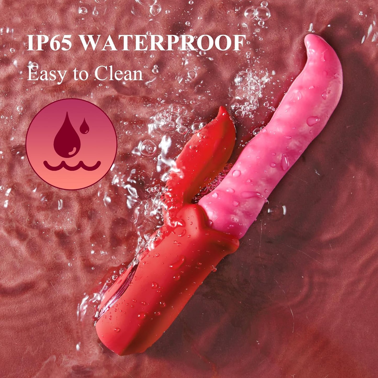 VirelWriggle Tongue Vibrator 20 Modes G - Spot Toy - SinfulX - Personal Care > Sexual Wellness > Tongue Vibrator