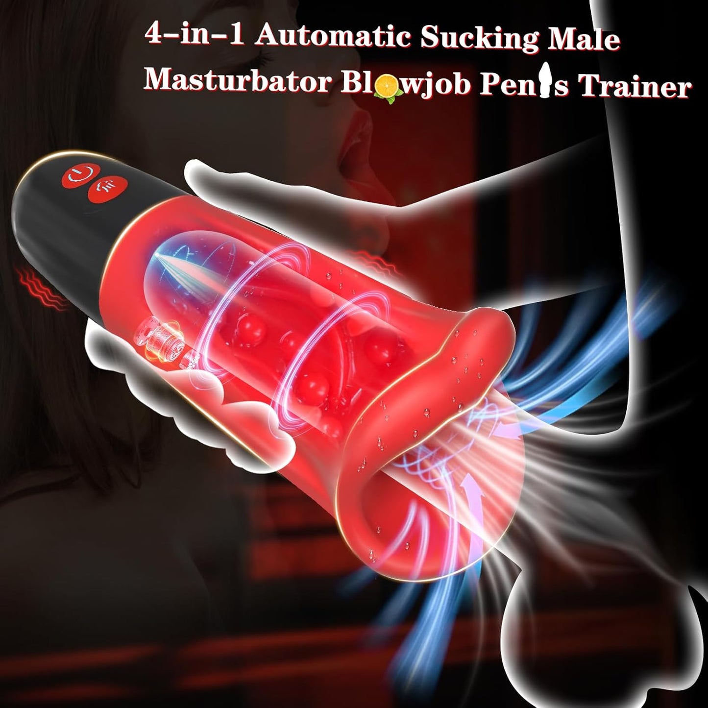 SuctionPulse Automatic Male Masturbator Suction Vibrating Stroker - SinfulX - Personal Care > Sexual Wellness > Male Suction Vibrator