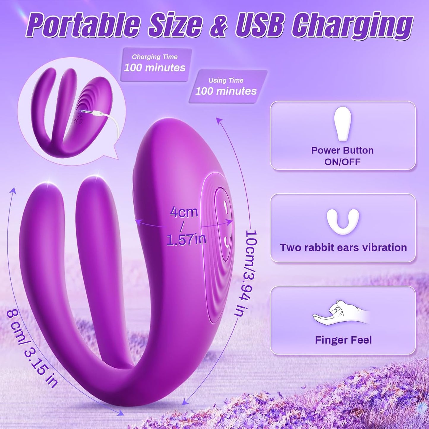DualPulse Double - Ended Wearable Vibrator 3 Motors - SinfulX - Personal Care > Sexual Wellness > Panty Vibrator
