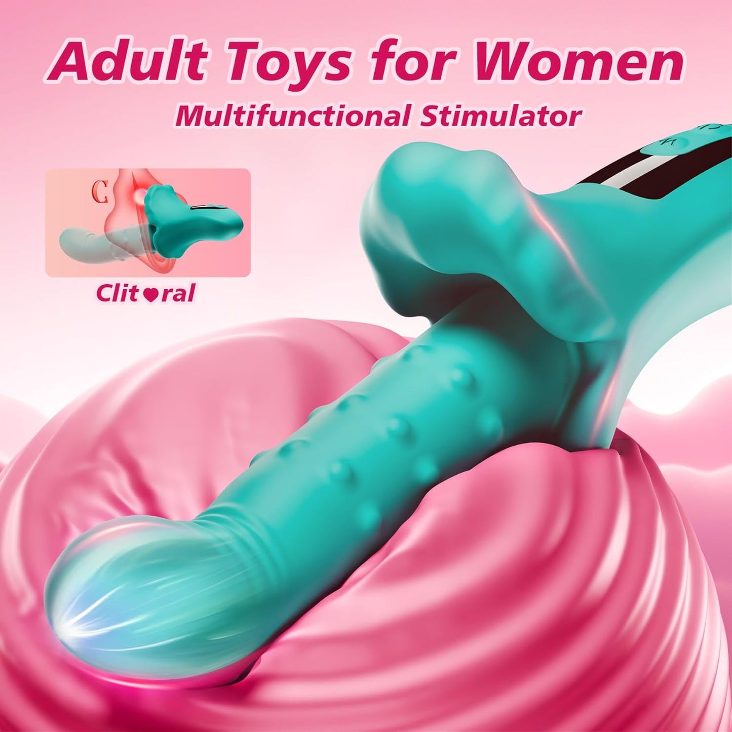 RosePulse Thrusting Vibrator Machine 9×9 Modes - SinfulX - 