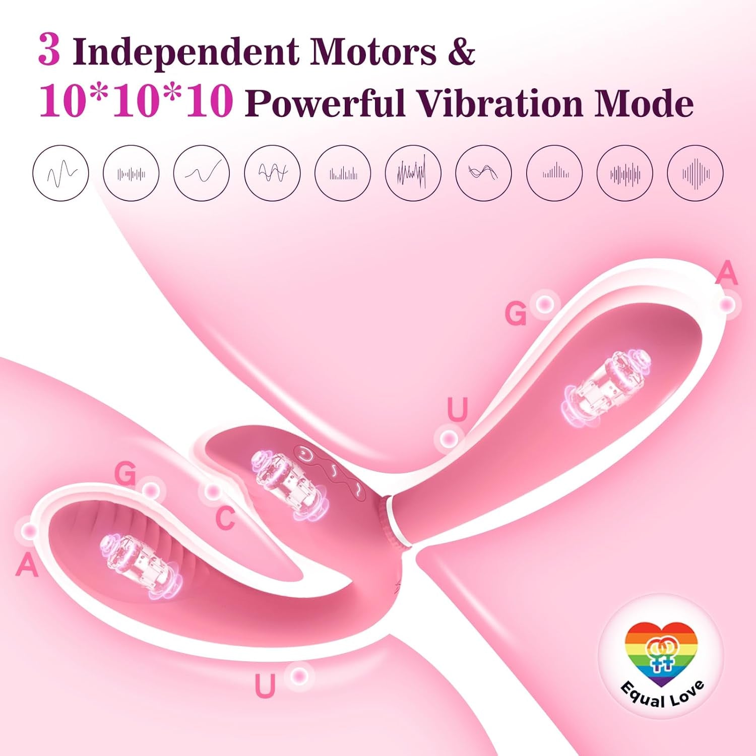 TriSync Strapless Strap On Vibrator Remote 3 Motor - SinfulX - Personal Care > Sexual Wellness > Strapless Strap - On