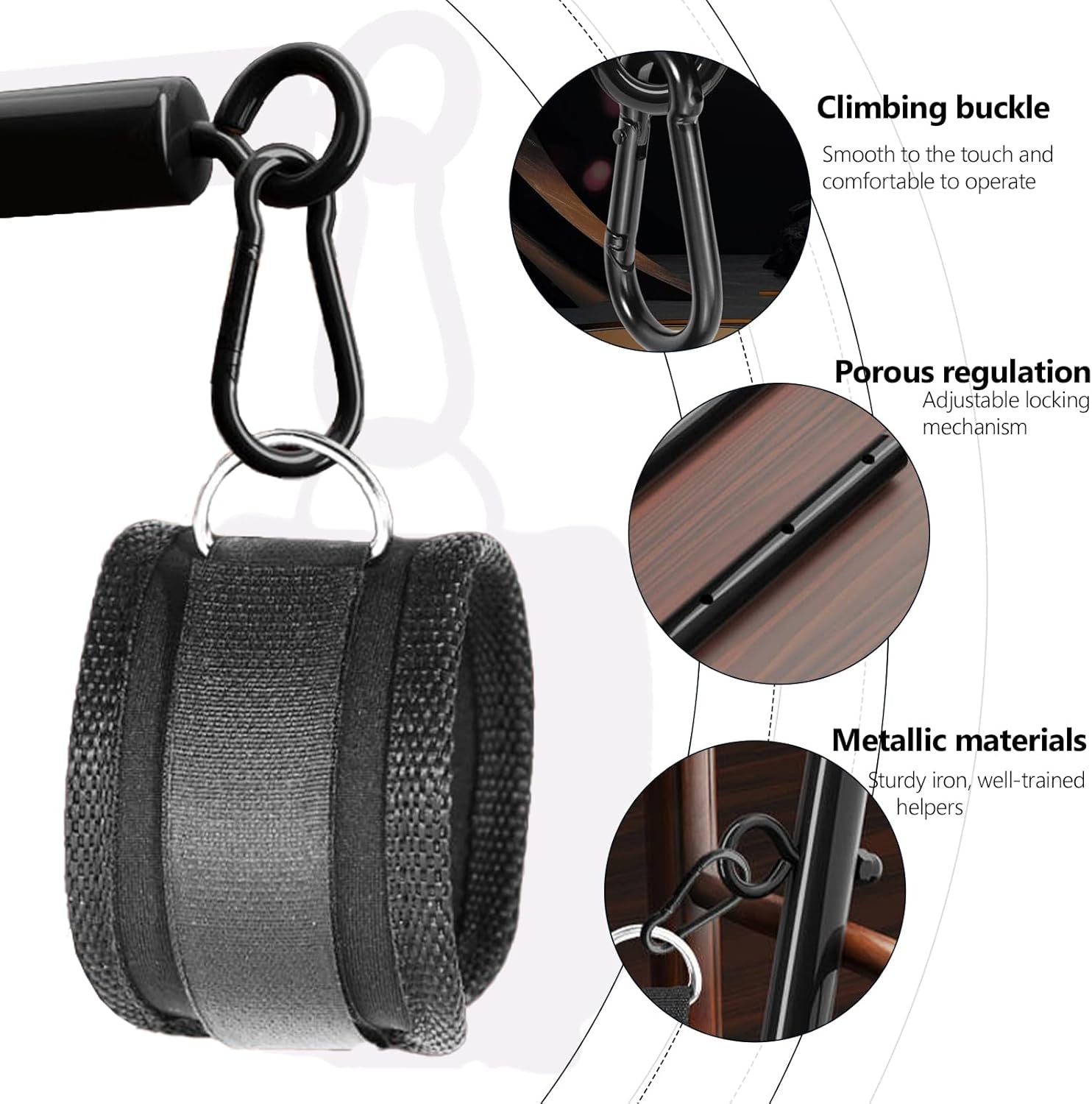 BDSM Bondage Restraints, Versatile Neck to Wrist BDSM Kit with Spreader Bar, Adjustable Handcuffs and Ankle Cuffs, Sex Toys for Couples, Adult Couples Sex Toys for SM Games (22 - 36 Inch) - SinfulX - 
