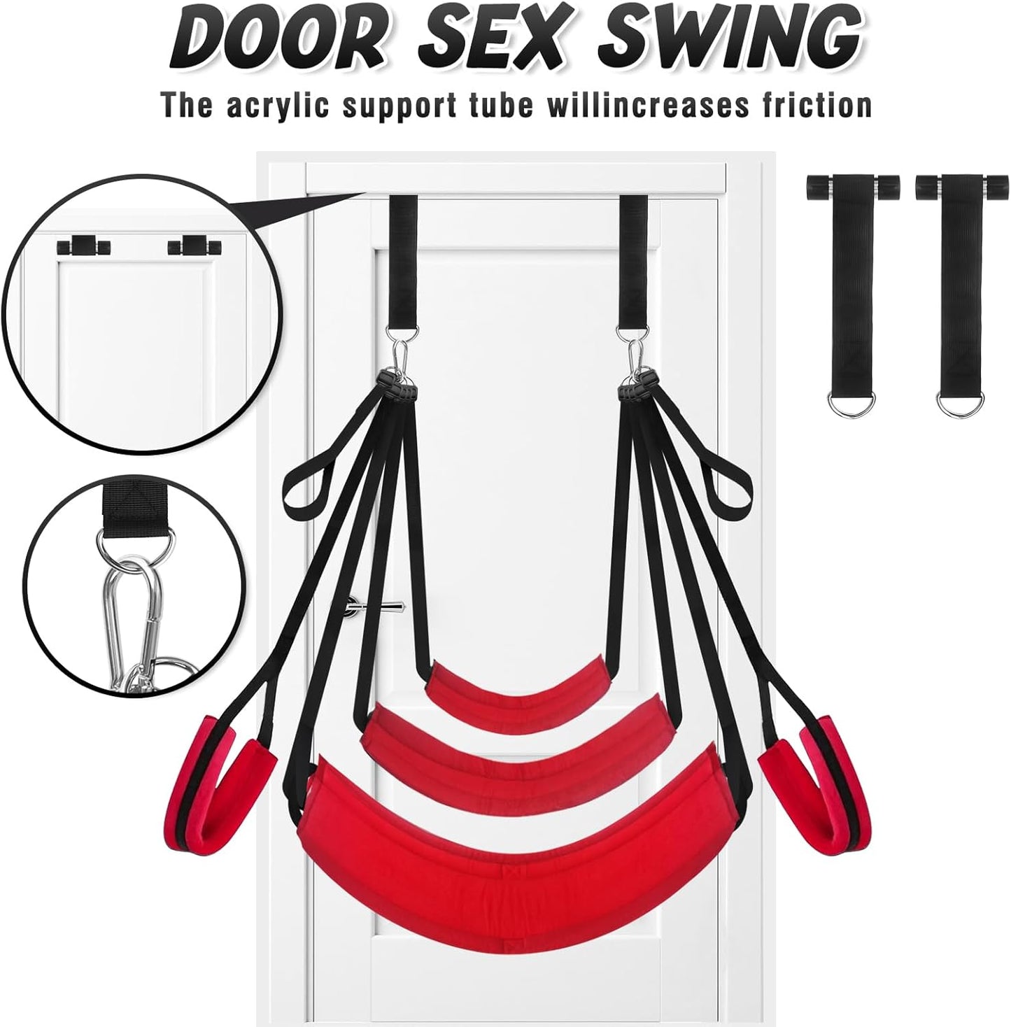 OrbitComfort 360° Adjustable Rotating Sex Swing - SinfulX - 