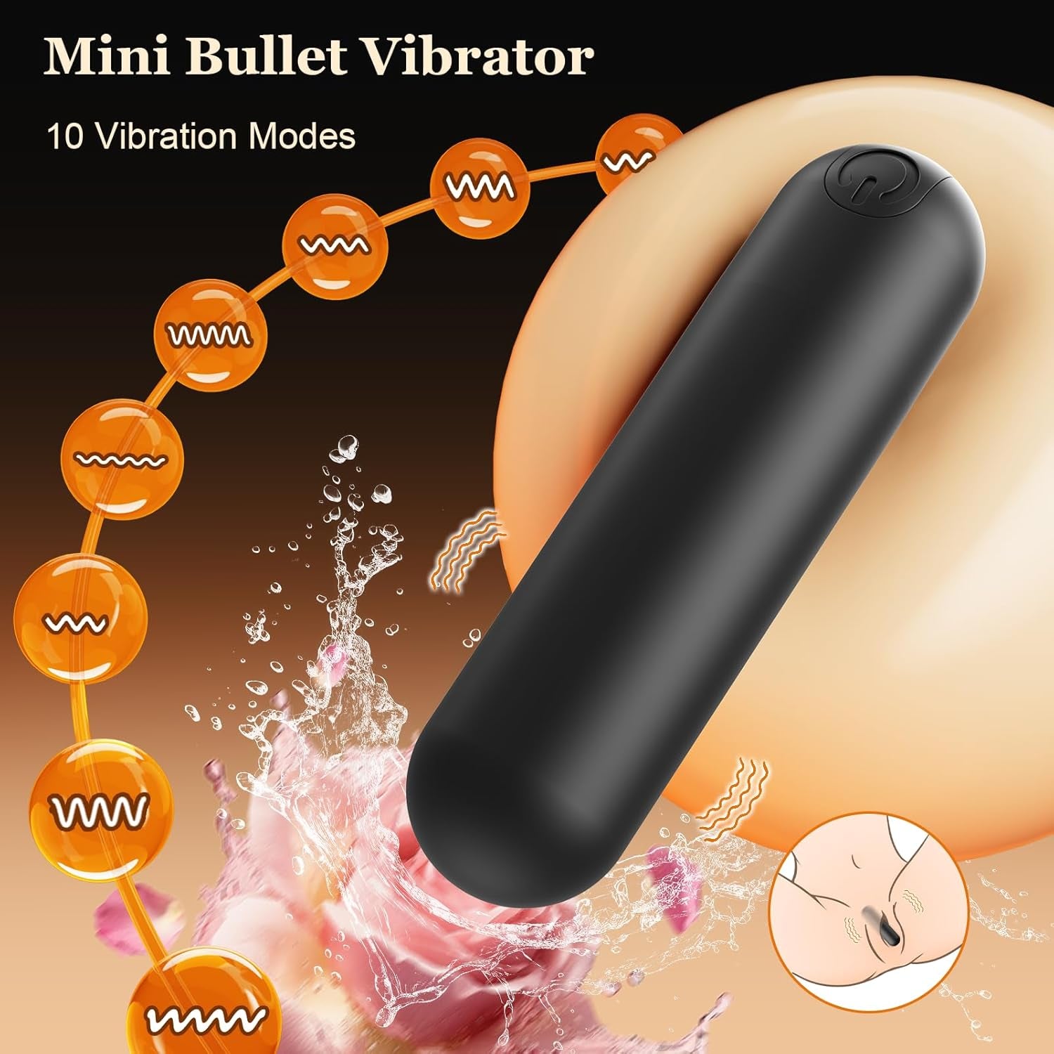 Wand Vibrator Massager & Bullet Vibrator & Anal Plug Set | Powerful Vibrator for Couple with 7 Vibration Modes | Adult Toys for Clitoral Anal Stimulation | Sex Toys for Beginner Women and Couple